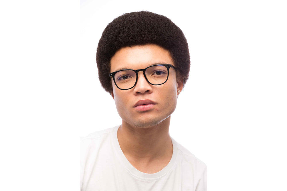 Man Wearing Parker Computer Glasses Readers