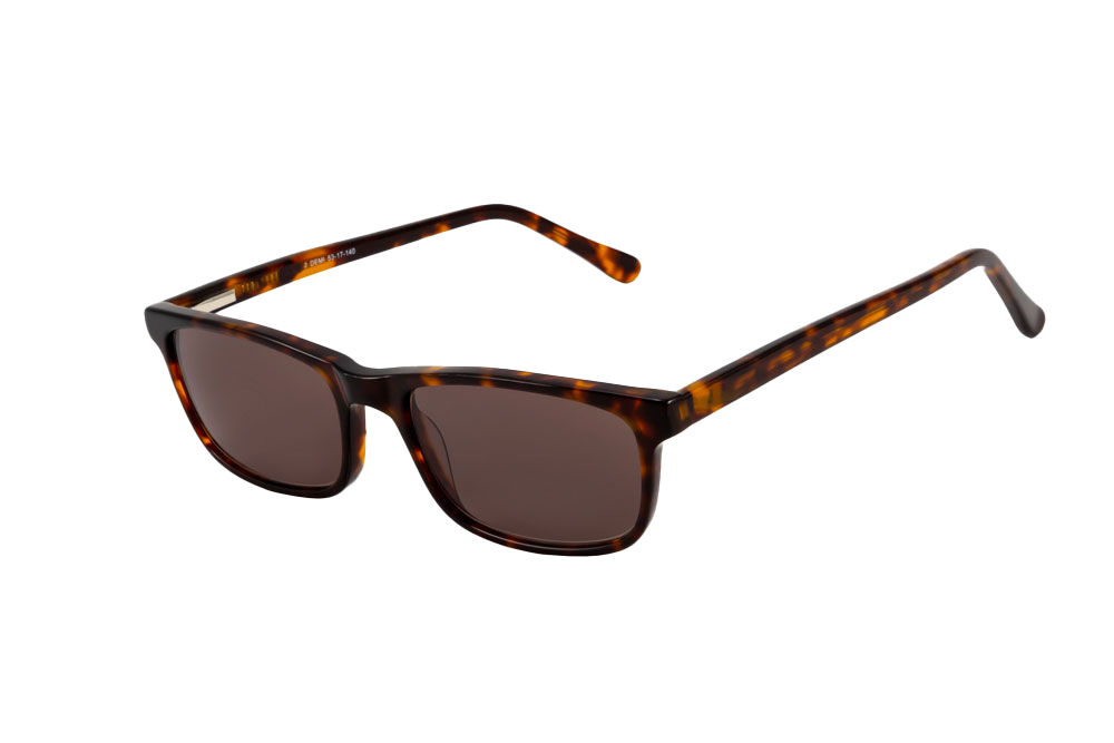 Tortoise Shell Sunglasses Readers (Brown) Angled View